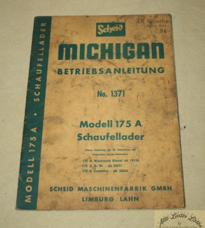 Scheid  Michigan  175 A     Radlader