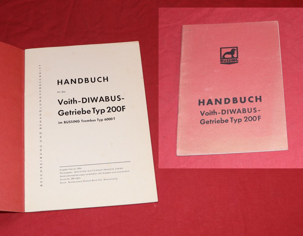 Voith Diwabus Getriebe Typ 200 F im Büssing Bus