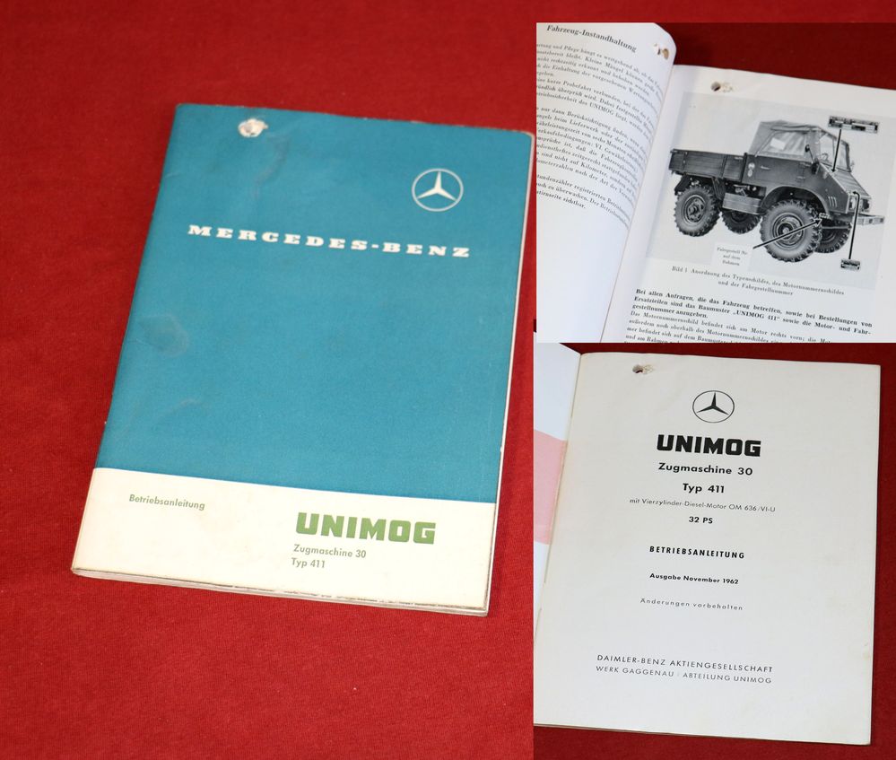 Unimog 411 , Zugmaschine 30 , 32 PS