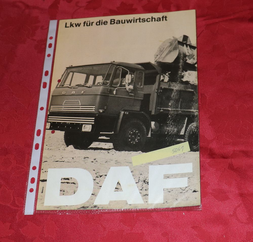 DAF LKW für die Bauwirtschaft