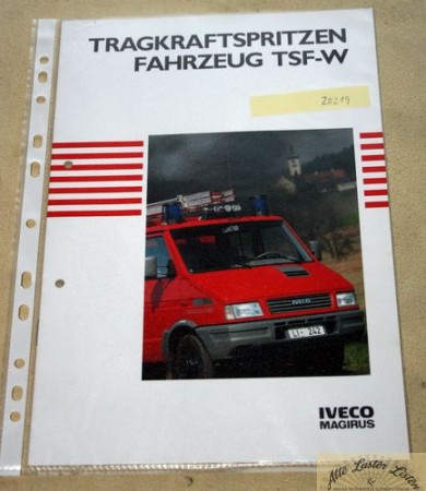 Iveco Magirus  Tragkraftspritzenfahrzeug  TSF - W