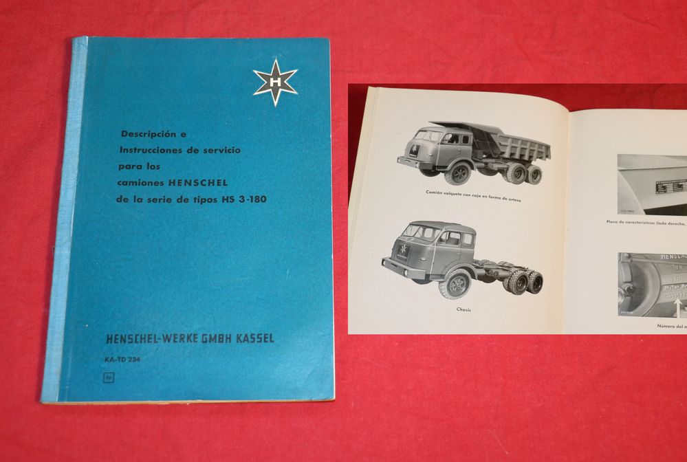 Camiones Henschel HS 3-180 schwerer Dreiachs Frontlenker LKW