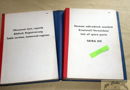 Ersatzteilliste TATRA    815  6x6