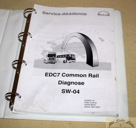 MAN Service Training , Diagnose Common Rail System EDC 7 | 38169