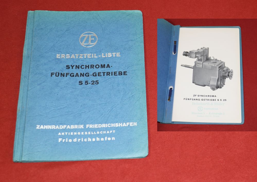 52803 ZF Getriebe S 5 - 25 Ersatzteilliste S 5-25