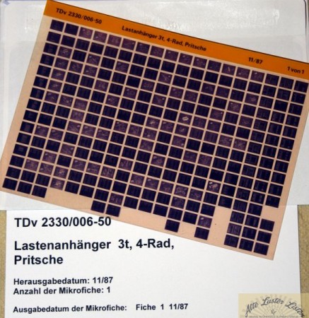 TDv  Teil 5     Anhänger 3 t , 4-Rad