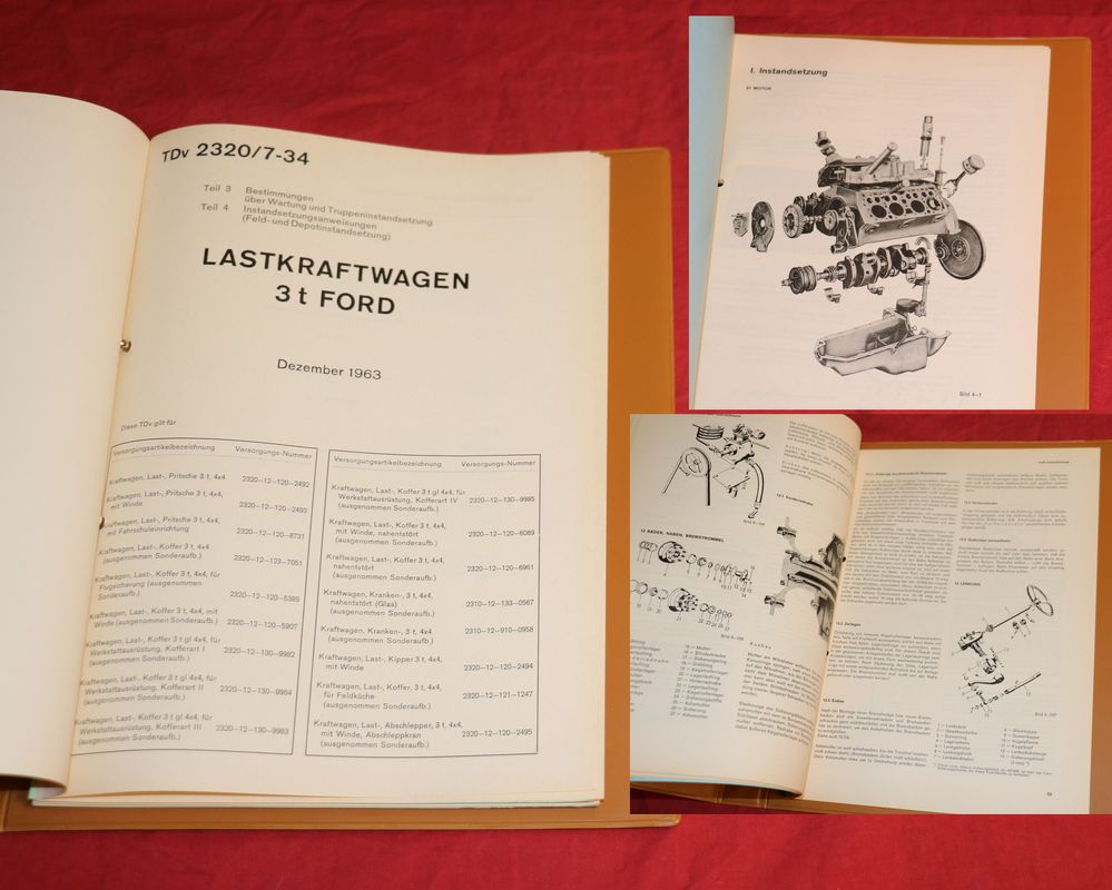 Ford LKW 3t  Nato Ziege Werkstatthandbuch