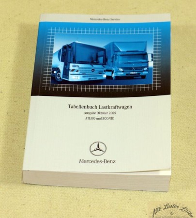 Tabellenbuch Mercedes  ATEGO , ECONIC   2005