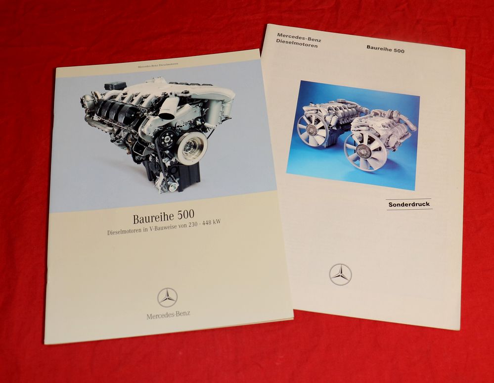 Mercedes Motor Baureihe OM 500 Dieselmotoren