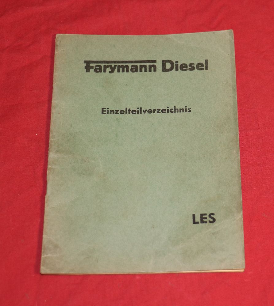 Farymann LES Diesel Motor Ersatzteilliste