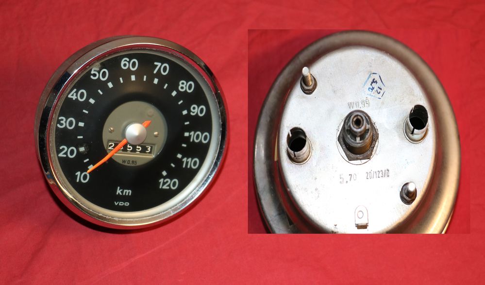 Tacho VDO bis 120 km/h