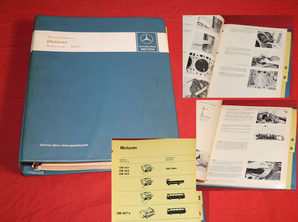 Mercedes Motoren OM 401 , 402 , 403 und OM 407h