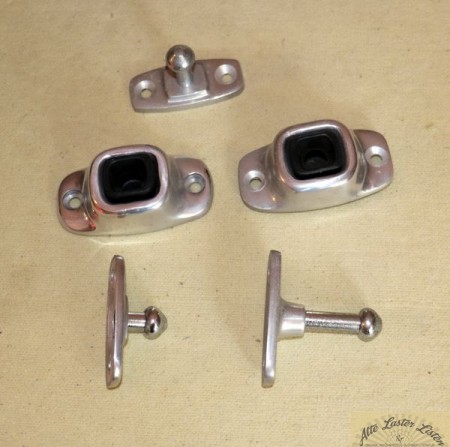Türfeststeller, Klappenhalter, Türhalter  Alu, Gummi , Zapfen 30mm
