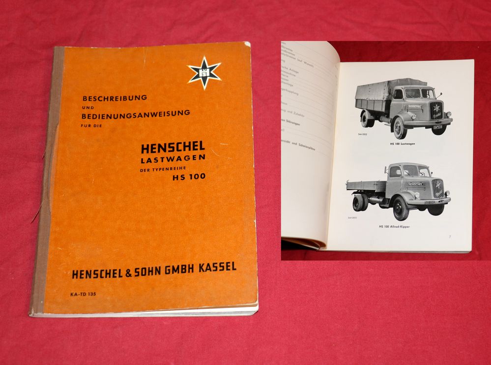 Henschel HS 100 Betriebsanleitung LKW