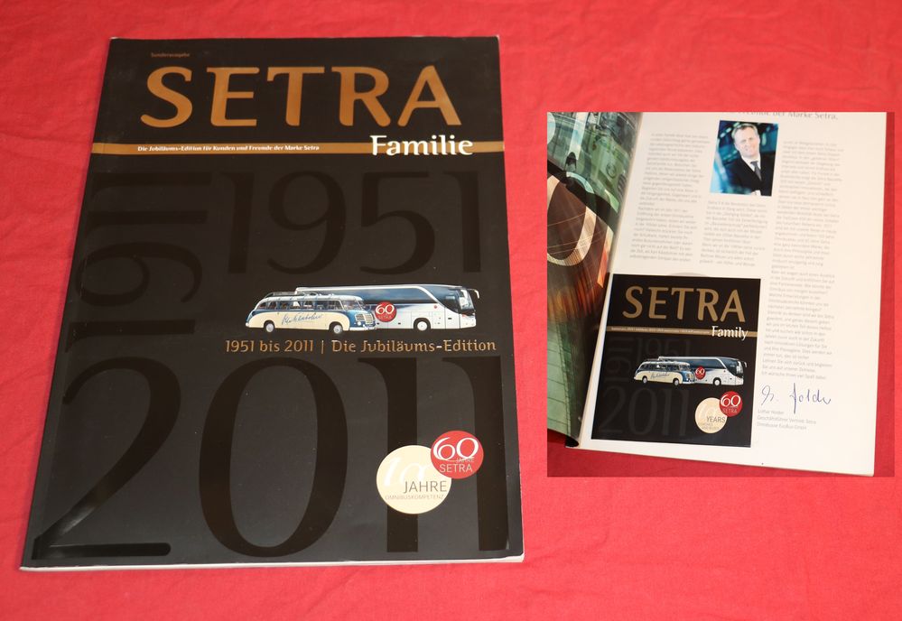 Setra Familie , Sonderausgabe 60 Jahre Setra mit CD