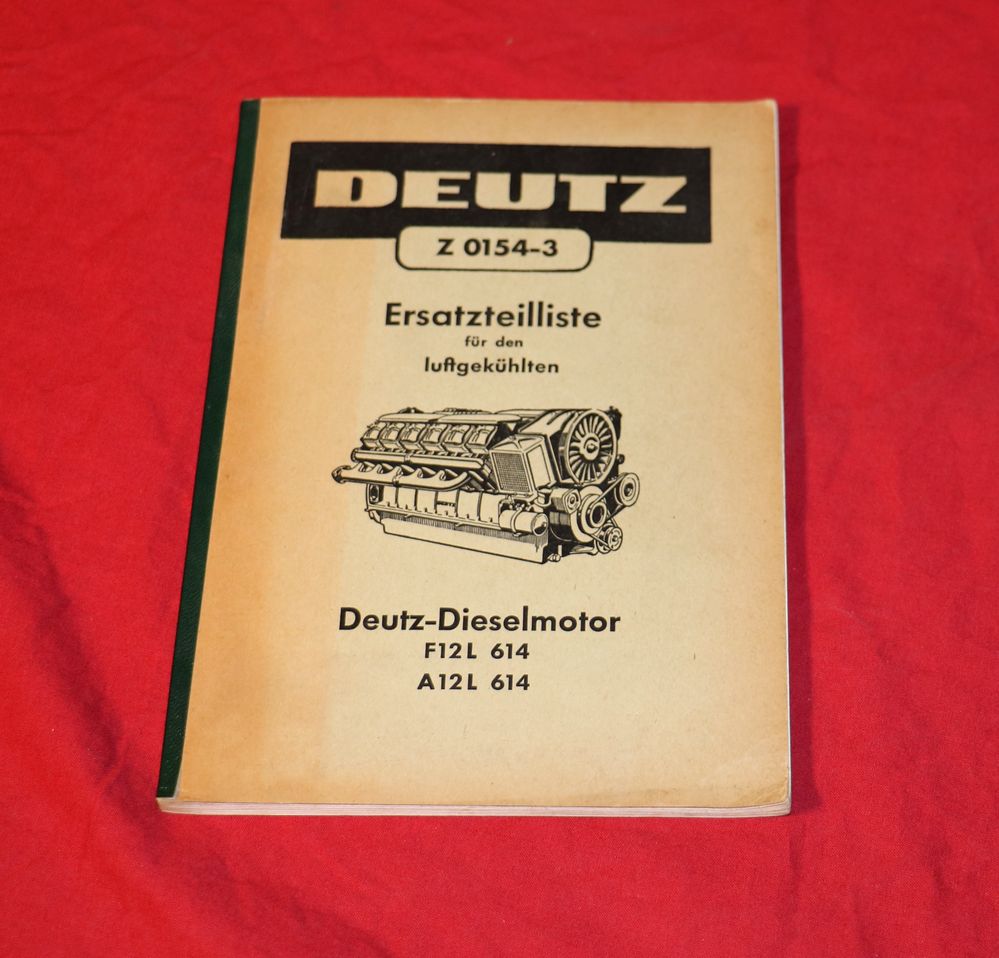 Ersatzteilliste Deutz Motor F 12 L 614