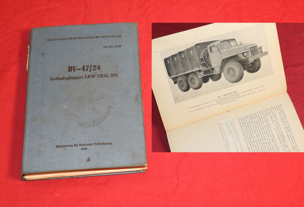 URAL 375 D 6x6 NVA Betriebsanleitung DDR