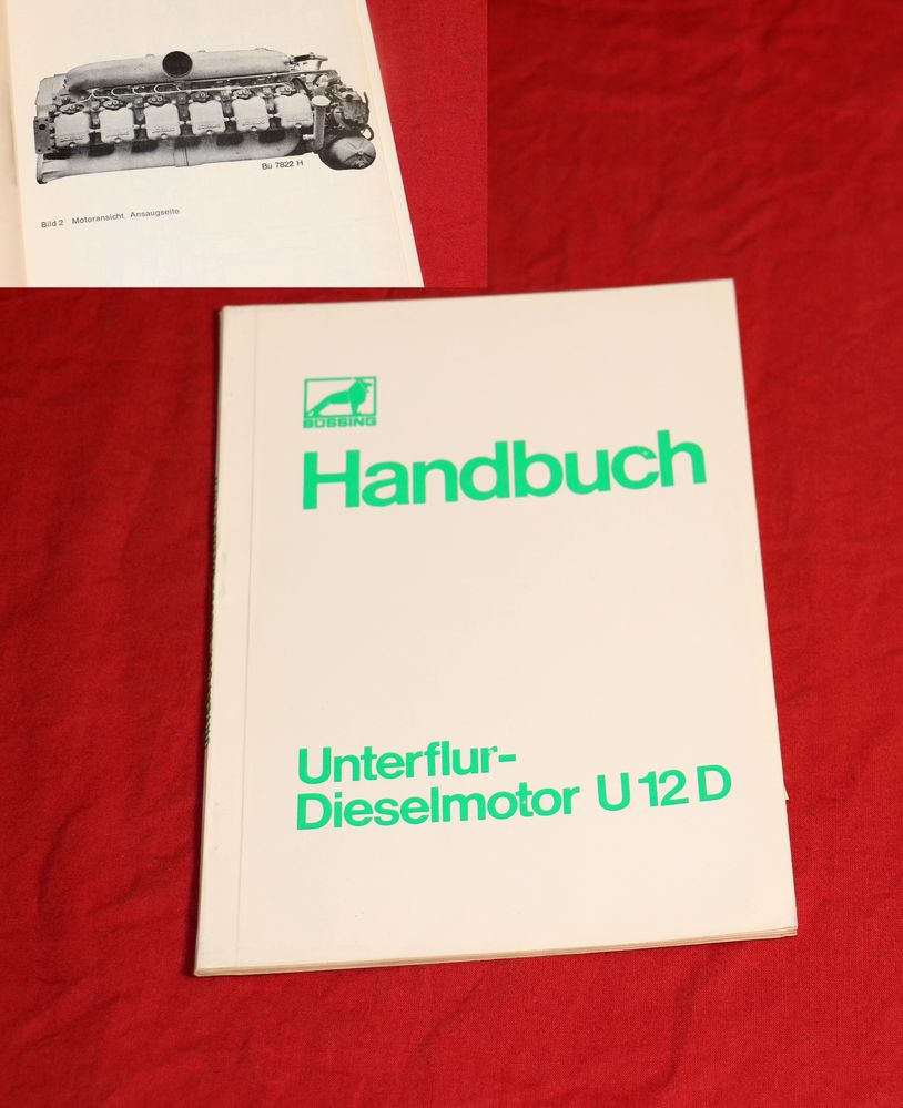 Büssing U 12 D Unterflur Motor Handbuch