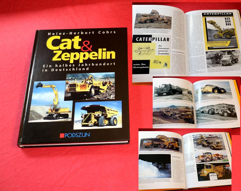 CAT + Zeppelin Baumaschinen Buch