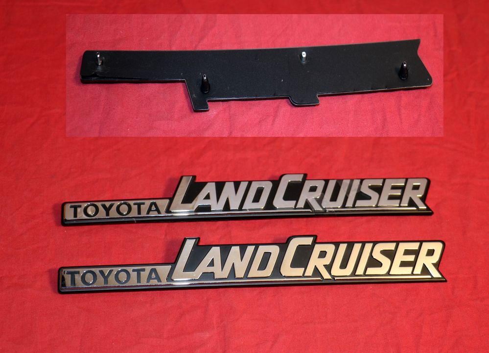 2 Schriftzüge Toyota Land Cruiser