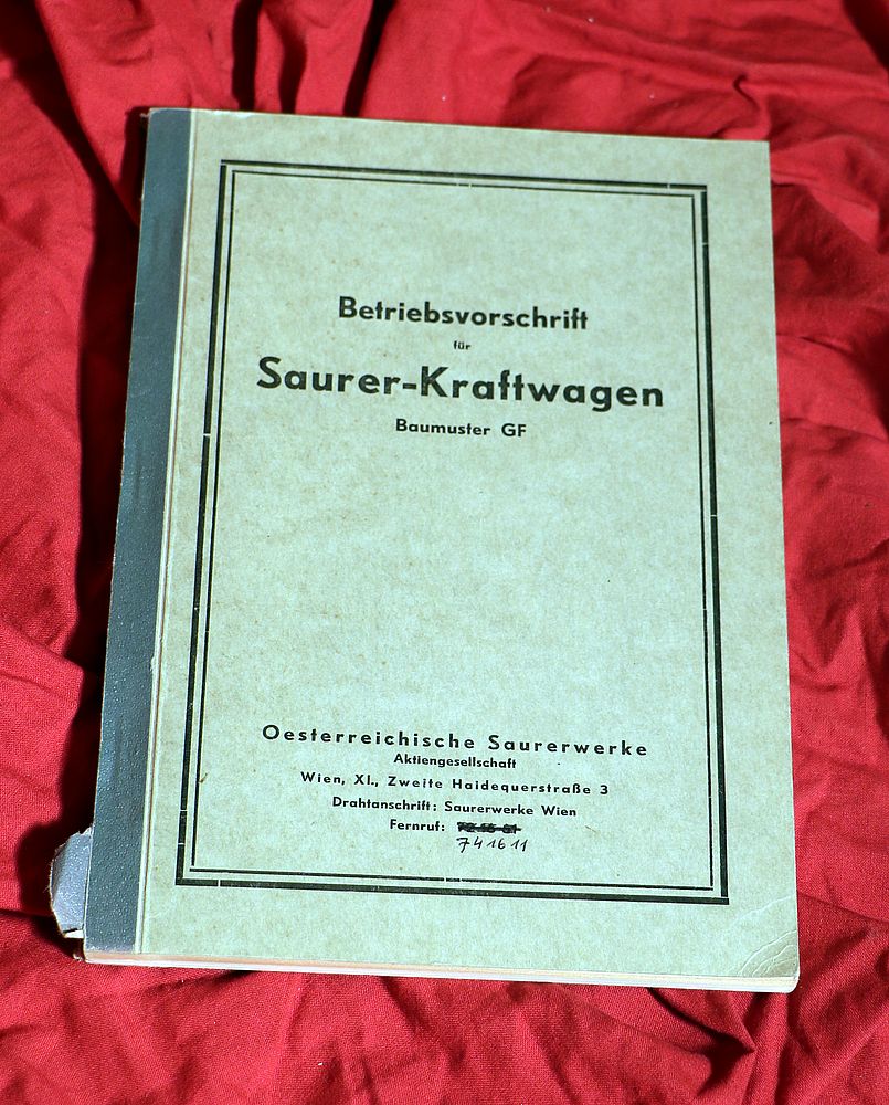 44974 Saurer GF , Kraftwagen Baumuster GF LKW, Bus