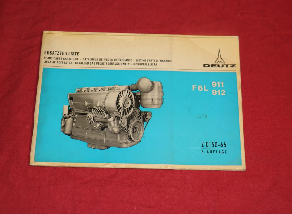 Deutz Motor F 6 L 911, 912 Ersatzteilliste