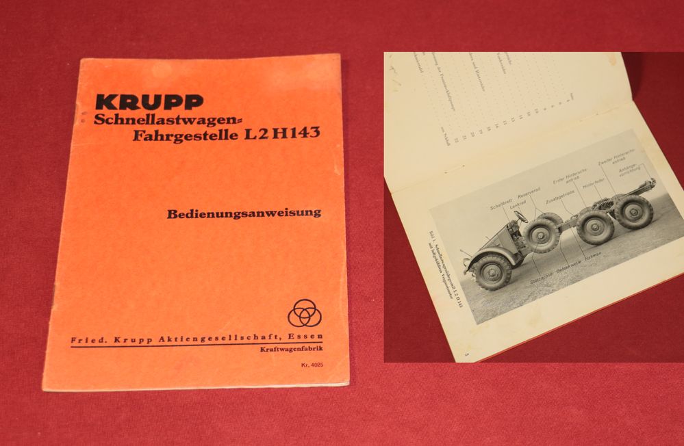 Krupp Protze L 2 H 143 Bedienungsanleitung