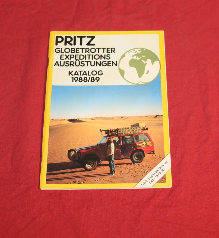 PRITZ Globetrotter Ausrüstung Katalog 1988 / 89