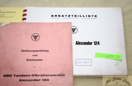 ABG  Alexander 124   Vibrationswalze , SW 124