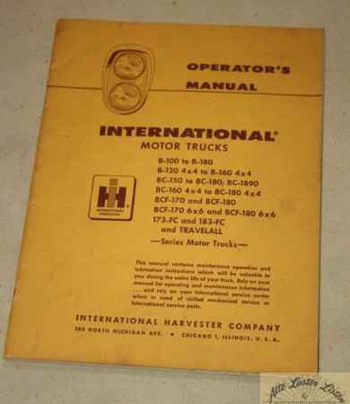 IHC   International   Motor Trucks