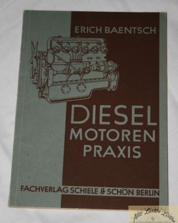 Dieselmotoren Praxis    ,    Erich Baentsch