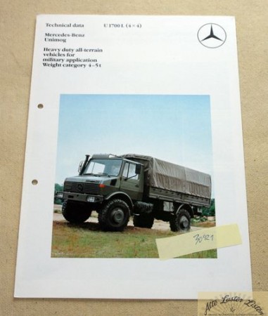 Unimog U 1700 L  Military application
