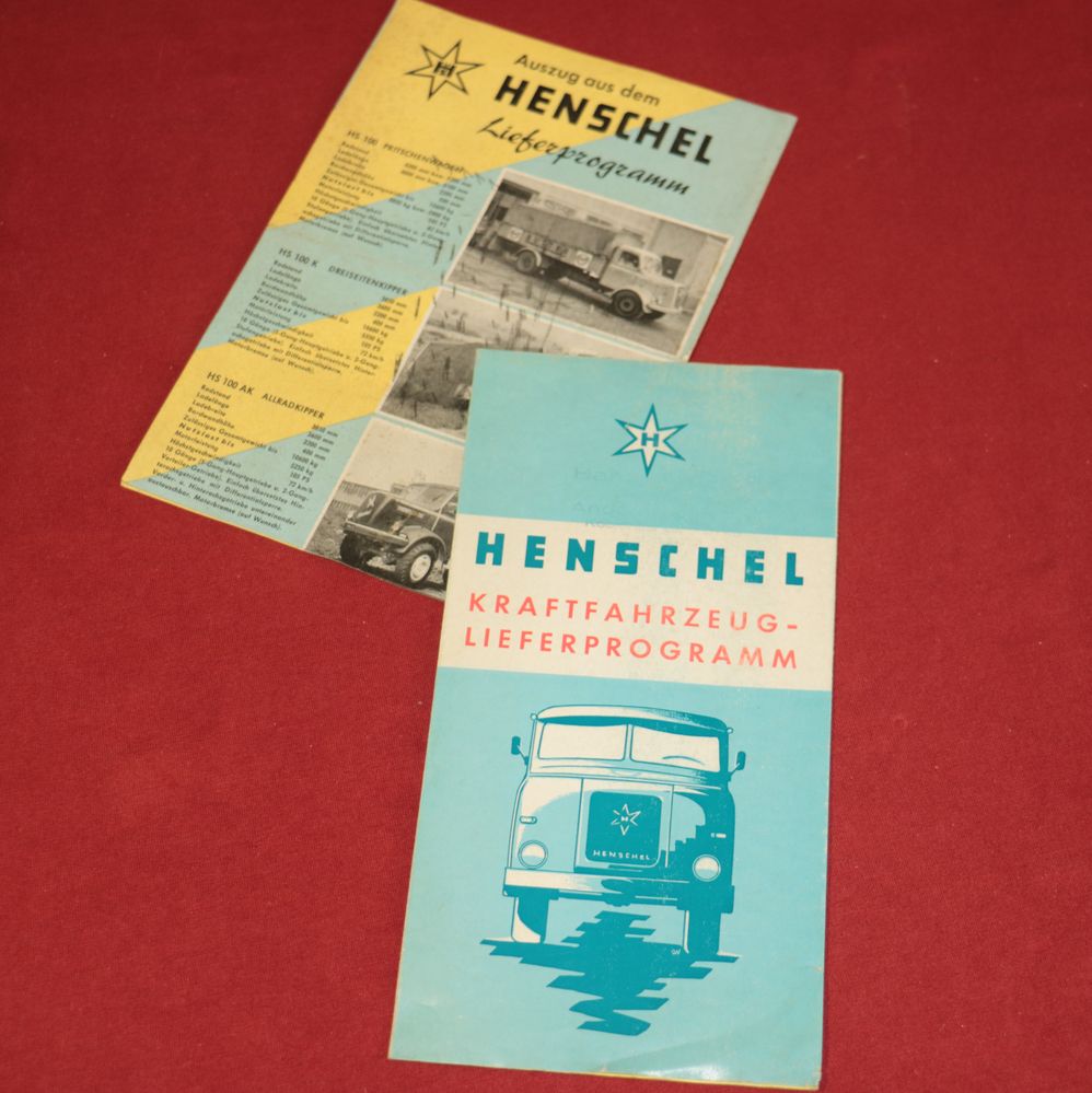 Henschel  Lieferprogramm 1959