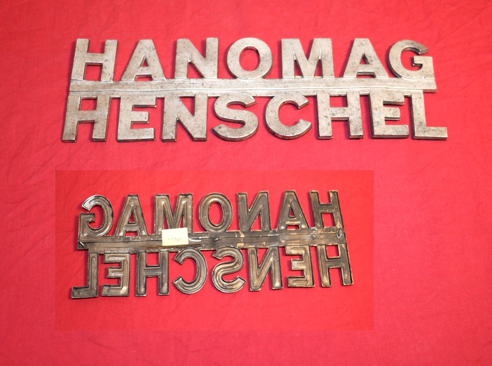 Schriftzug Hanomag Henschel