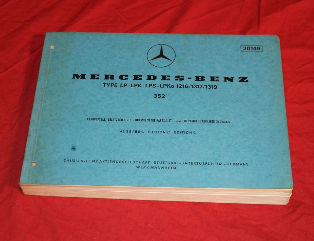 Mercedes LP 1216, 1317, 1319   LP, LPK, LPKo  Fahrgestell