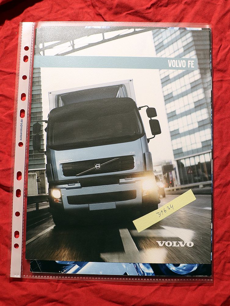 Volvo FE Prospekt , Text Schwedisch !