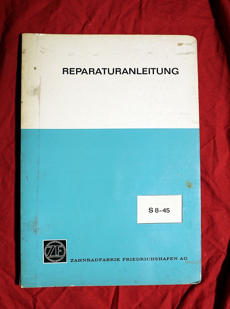 ZF Getriebe S 8 - 45 , Reparaturanleitung S 8-45