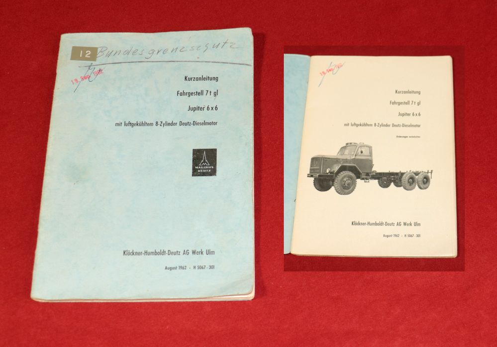 Magirus Deutz Jupiter 6x6 mit Dieselmotor festes Fahrerhaus