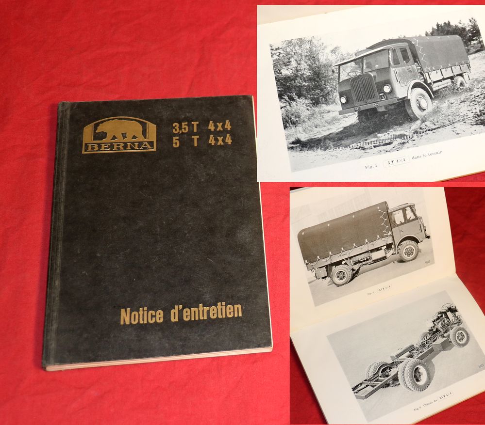  BERNA 3,5 t und 5 t  4x4 Frontlenker LKW
