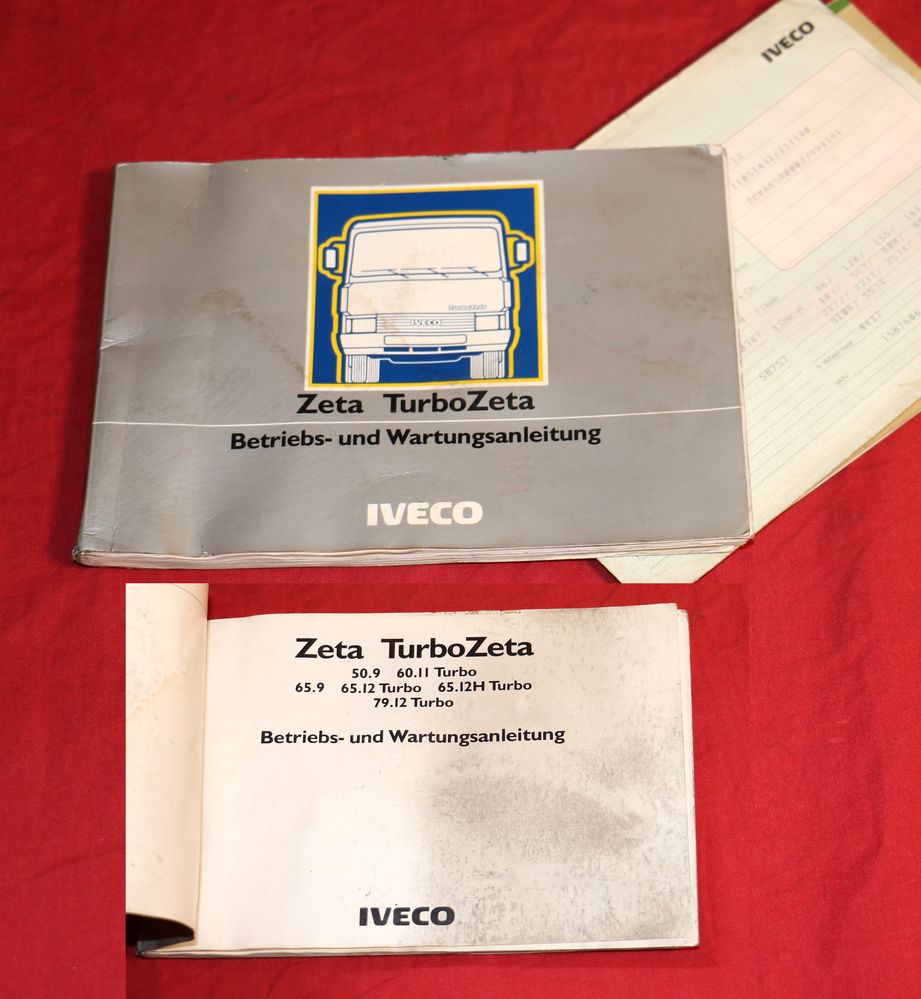 IVECO Zeta , TurboZeta Betriebsanleitung