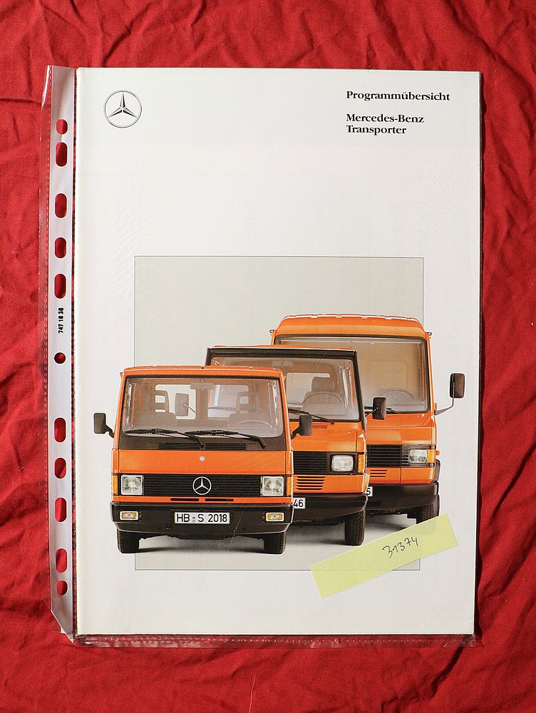 Mercedes Transporter Programmübersicht 1989