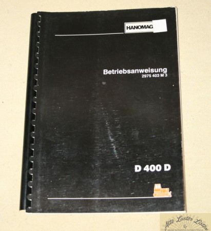 Hanomag  D 400 D        Raupe