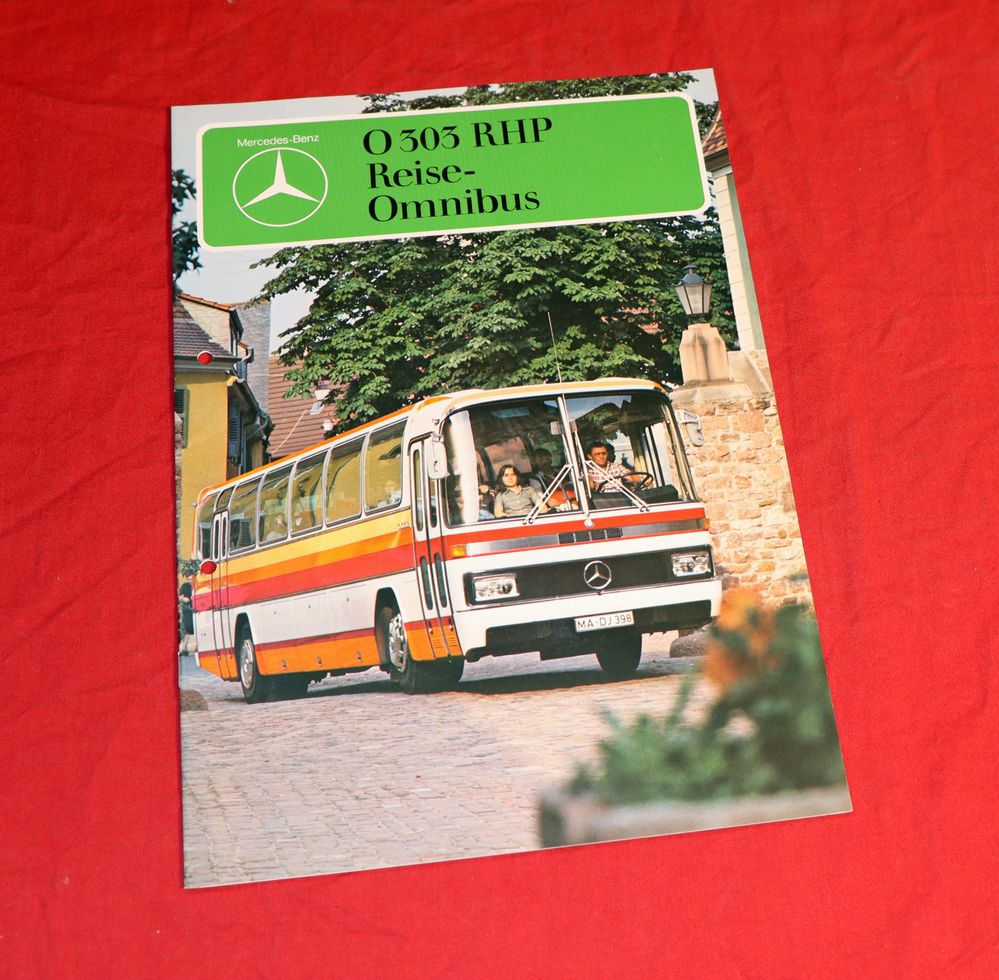 Mercedes O 303 RHP Reise - Omnibus Prospekt