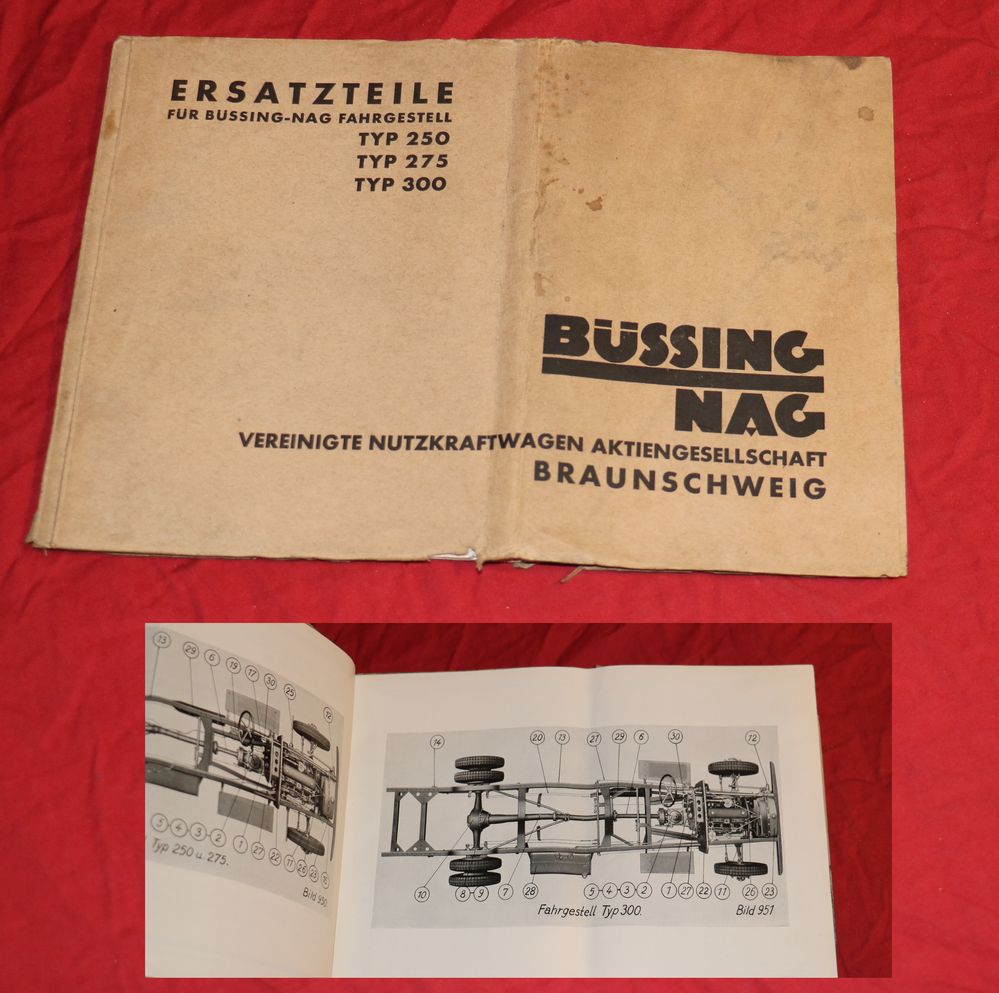 Büssing - NAG ,  Fahrgestell Typ 250, 275, 300