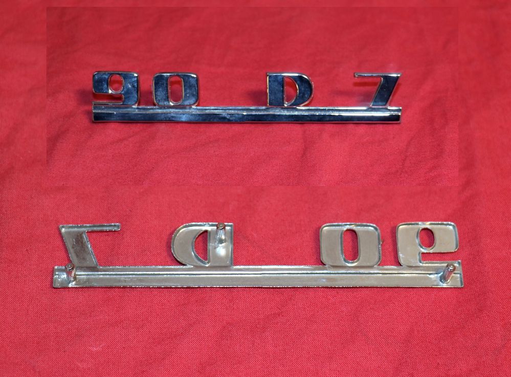 Schriftzug 90 D 7 für Magirus Deutz
