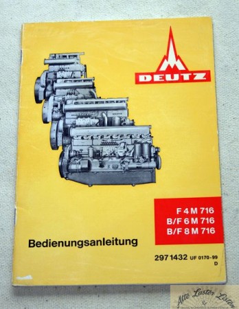 Deutz Motoren F, BF 4, 6, 8 M 716