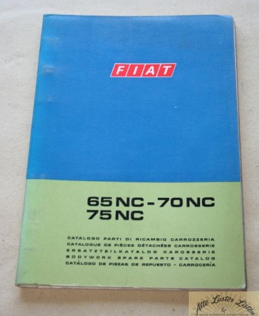 FIAT   65 , 70 , 75   NC         Karosserie , Fahrerhaus