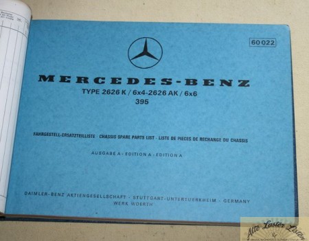 16340_ersatzteilliste_mercedes_benz_lkw_mb_lkw_neue_bj_1973_89_bhrLwOby2R0Wt7 Mercedes 2626  K 6x4 , AK 6x6    Fahrgestell