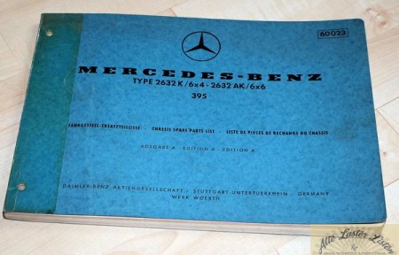 Mercedes 2632 K 6x4 , AK 6x6    Fahrgestell