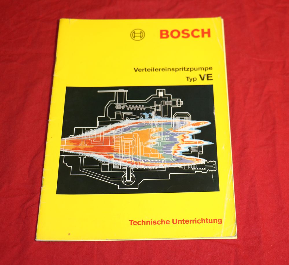53005 BOSCH Verteilereinspritzpumpe VE Technische Unterrichtung